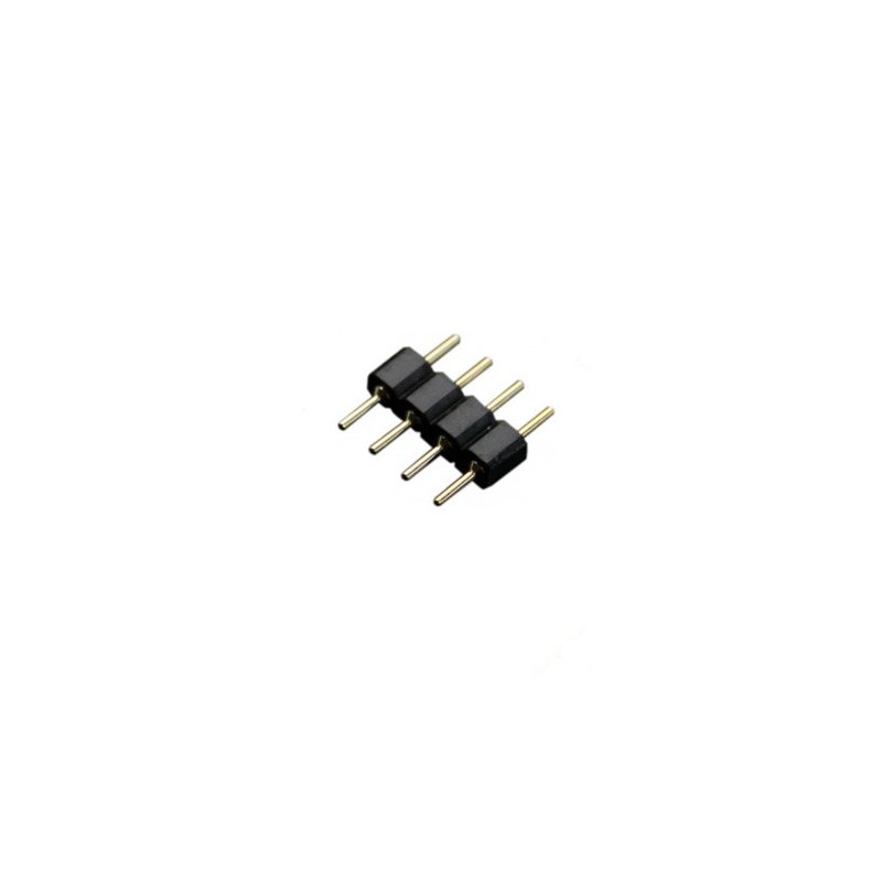 Złączka do taśmy LED RGB 10mm 4-PIN MĘSKA łącznik
