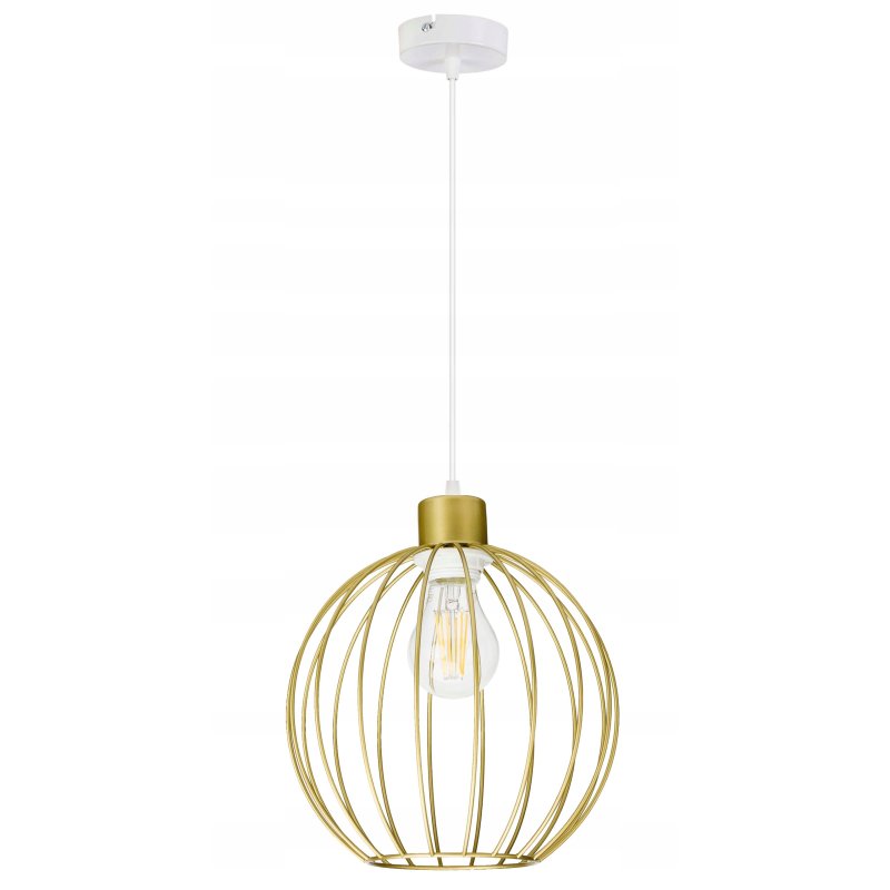 LAMPA WISZĄCA ZWIS żyrandol sufit loft drut KULA