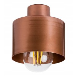 Lampa plafon ruch sufit żyrandol loft metal miedź