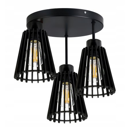 Lampa czarna plafon...