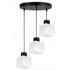 LAMPA sufitowa wisząca ZWIS E27 ŻYRANDOL Szklany 3