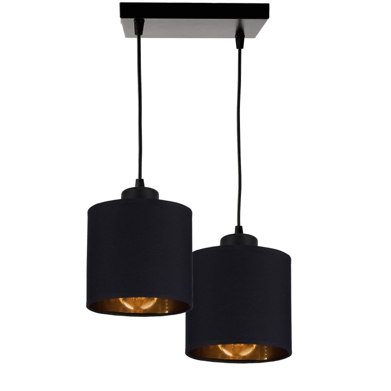 LAMPA WISZĄCA ZWIS żyrandol sufiowa ABAŻUR złoty 2