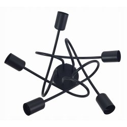 SUFITOWA LAMPA WISZĄCA PLAFON LOFT EDISON 5 x E27