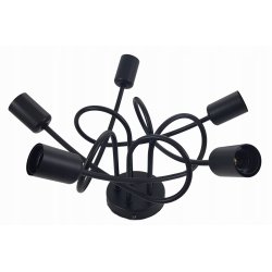 SUFITOWA LAMPA WISZĄCA PLAFON LOFT EDISON 5 x E27