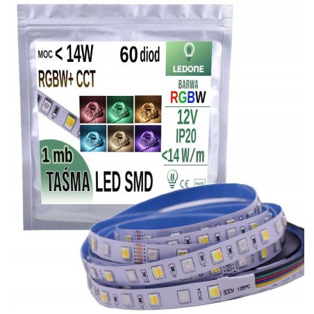 TAŚMA LED PREMIUM RGB + CCT...
