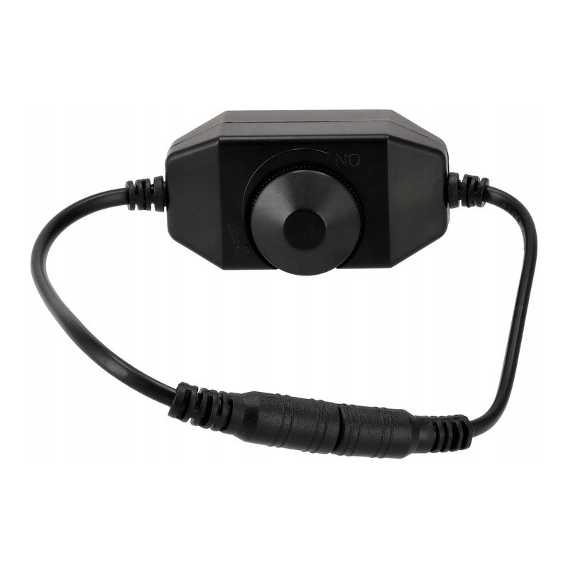 ŚCIEMNIACZ mini DC z potencjometrem 12V 24V 4A 48W do taśm LED mono CZARNY