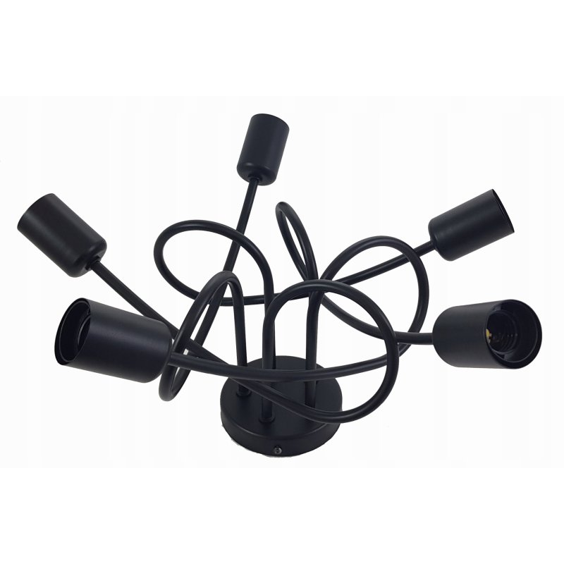 SUFITOWA LAMPA WISZĄCA PLAFON LOFT EDISON 5 x E27