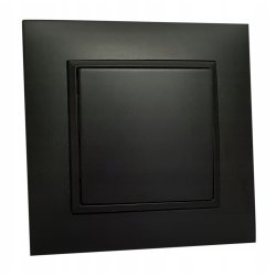 WŁĄCZNIK pojedynczy ŁĄCZN z RAMKĄ OSPEL ARIA 1kpl.