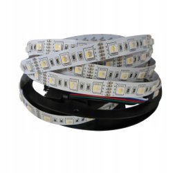 TAŚMA LED PREMIUM RGBW + NW neutralna 4-chip 4in1 SMD 5050 IP20 24V 1m