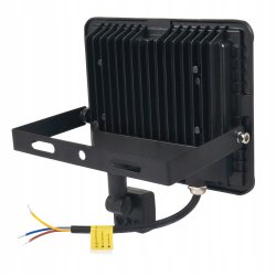 Naświetlacz halogen lampa LED 50W z czujnikiem ruchu PIR Barwa NEUTRALNA sl