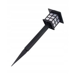 Lampka ogrodowa SOLARNA Latarenka mała lampa RETRO wbijana barwa ZIMNA