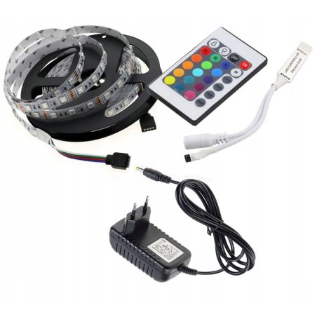 ZESTAW LED TAŚMA 2m RGB...