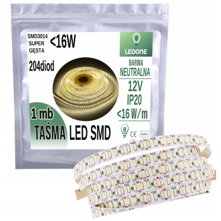 GĘSTA 1020diod/5m Taśma LED...