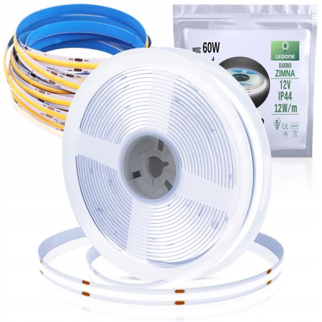 TAŚMA LED COB 12V 12w/m...