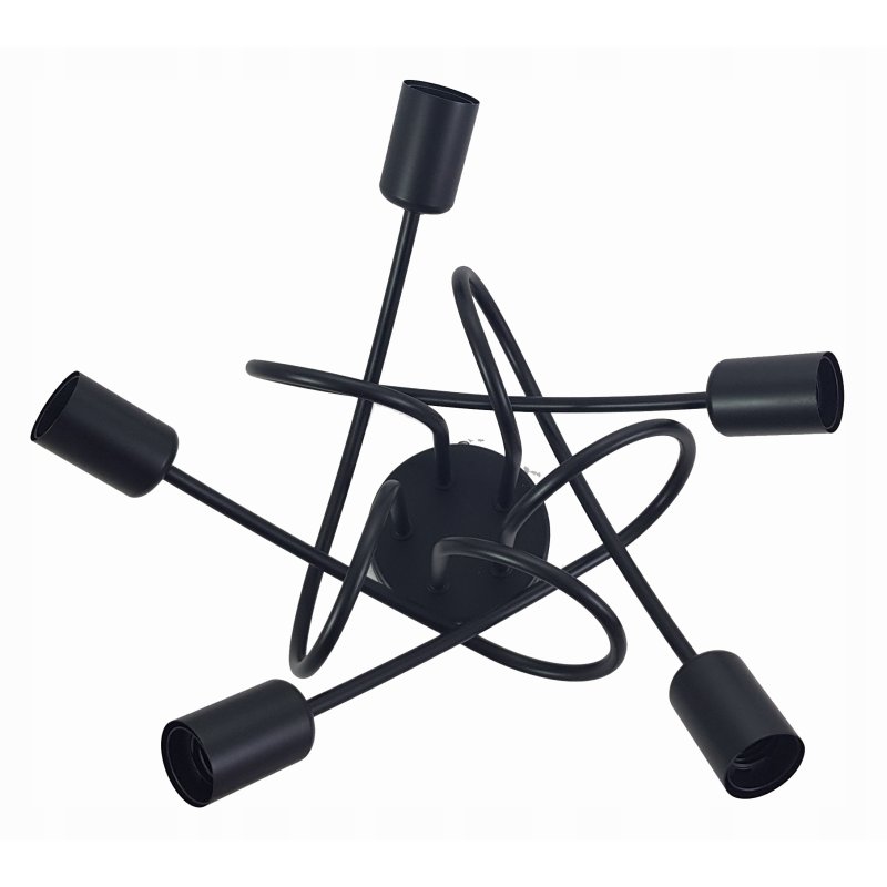 SUFITOWA LAMPA WISZĄCA PLAFON LOFT EDISON 5 x E27