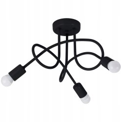 LAMPA SUFITOWA WISZĄCA DO SUFITU POKOJU PLAFON LOFT MODERN EDISON ŻYRANDOL