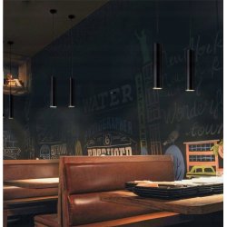 LAMPA WISZĄCA ZWIS żyrandol sufiowa TUBA 29cm GU10