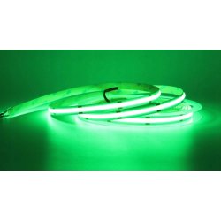 TAŚMA LED COB 12V 480diod/mb PRO 10w/m neon KOLOR ZIELONA green 1m LINIA