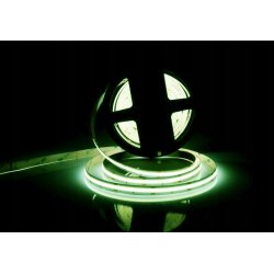 TAŚMA LED COB 12V 480diod/mb PRO 10w/m neon KOLOR ZIELONA green 1m LINIA