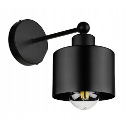 LAMPA KINKIET E27 ścienny stały loft metal KUBEK