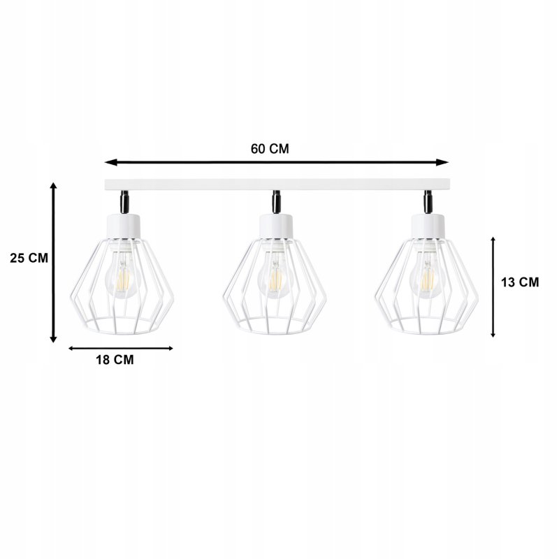 LAMPA plafon SUFITOWA ŻYRANDOL ruchomy loft DRUT