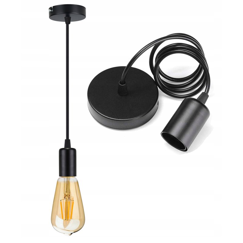 LAMPA sufitowa wisząca ZWIS Edison Loft 1x E27