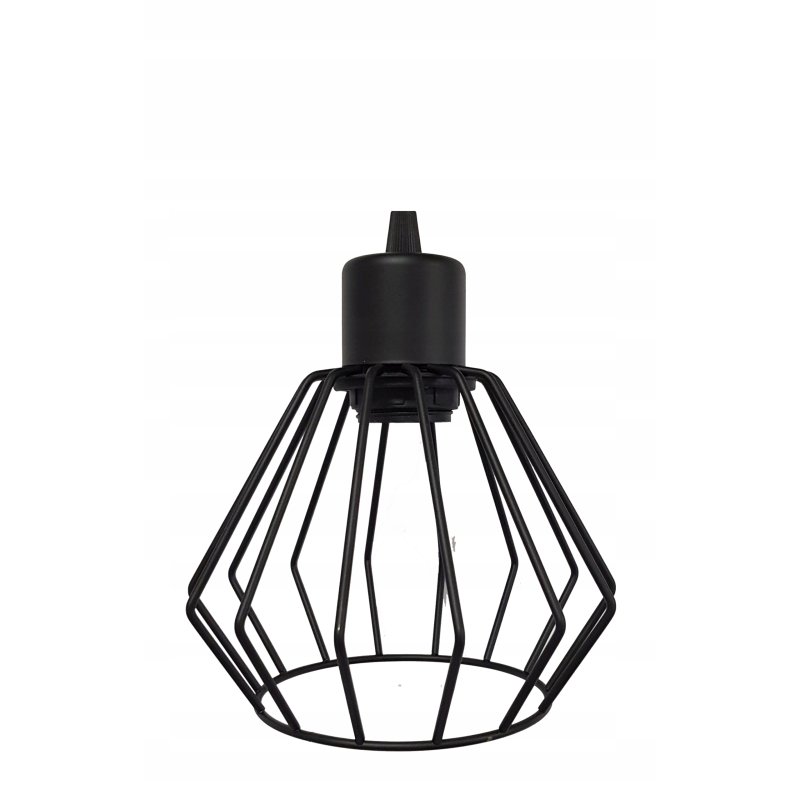 Lampa SUFITOWA żyrandol WISZĄCA LOFT drut BRYLANT