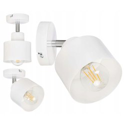 LAMPA KINKIET ścienny regulowany loft metal KUBEK