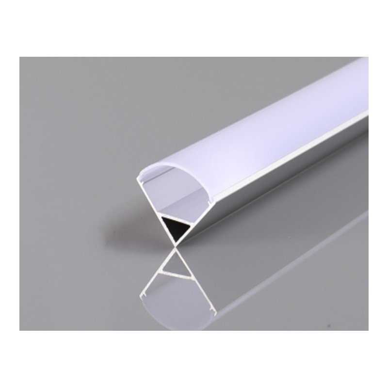 2mb Klosz MLECZNY Narożny PCV profili Szeroki kąt