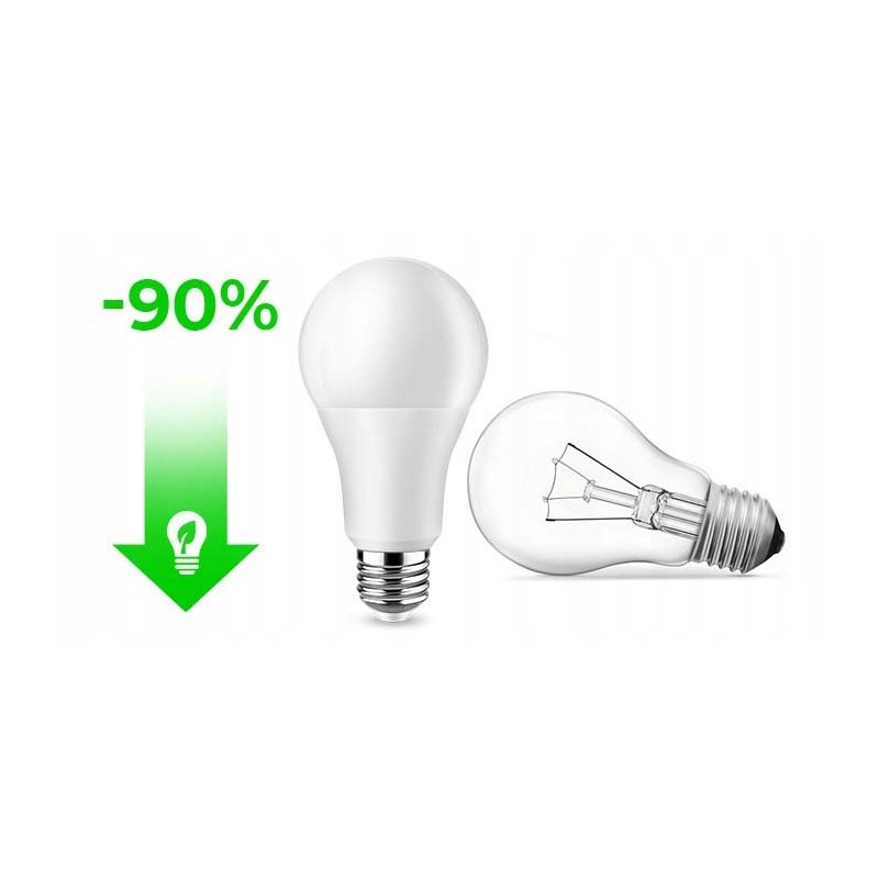 ŻARÓWKA Eco E27 LED 15W Barwa CIEPŁA Ekonomiczna