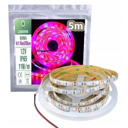 Taśma LED SMD5050 hermetyczna IP65 5m 4:1 roślinna do wzrostu roślin grow