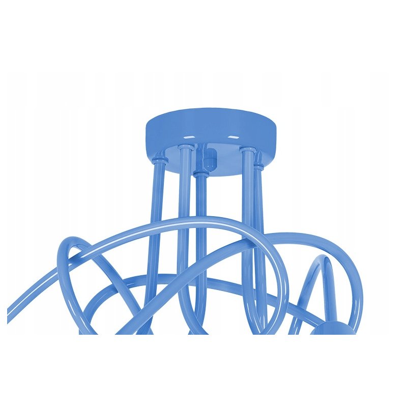 Lampa wisząca sufitowa żyrandol dzieci PASTI blue