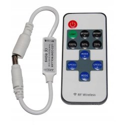 ŚCIEMNIACZ MINI RF 12V 72W + PILOT do taśma LED