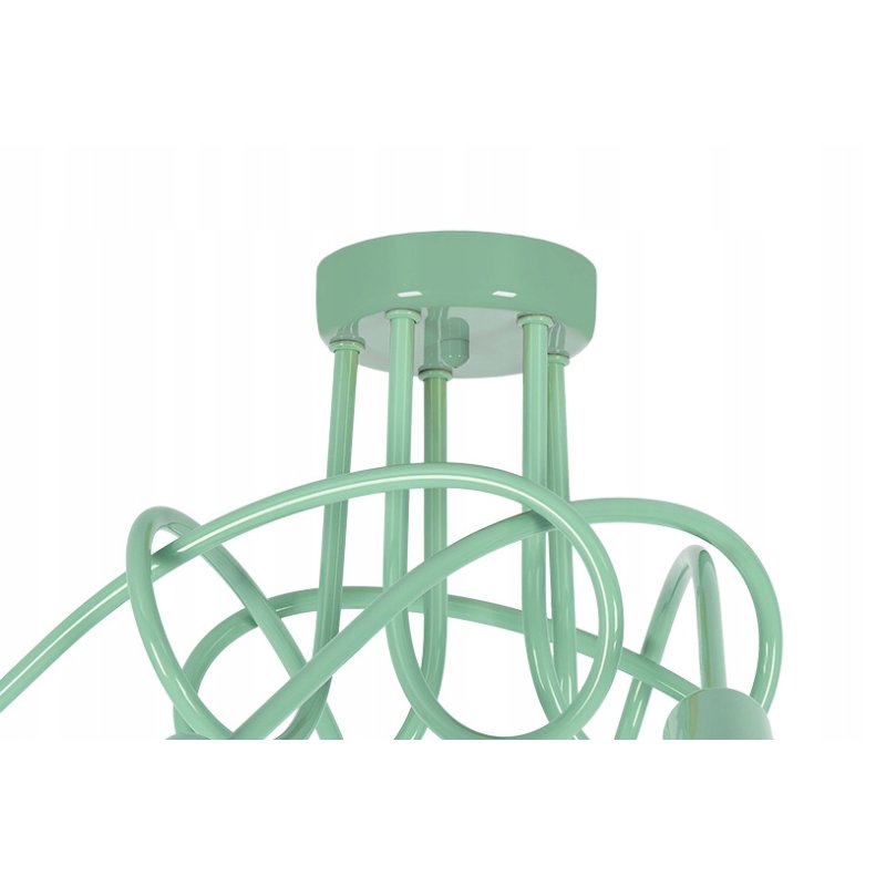 Lampa wisząca sufitowa żyrandol dzieci PASTI green