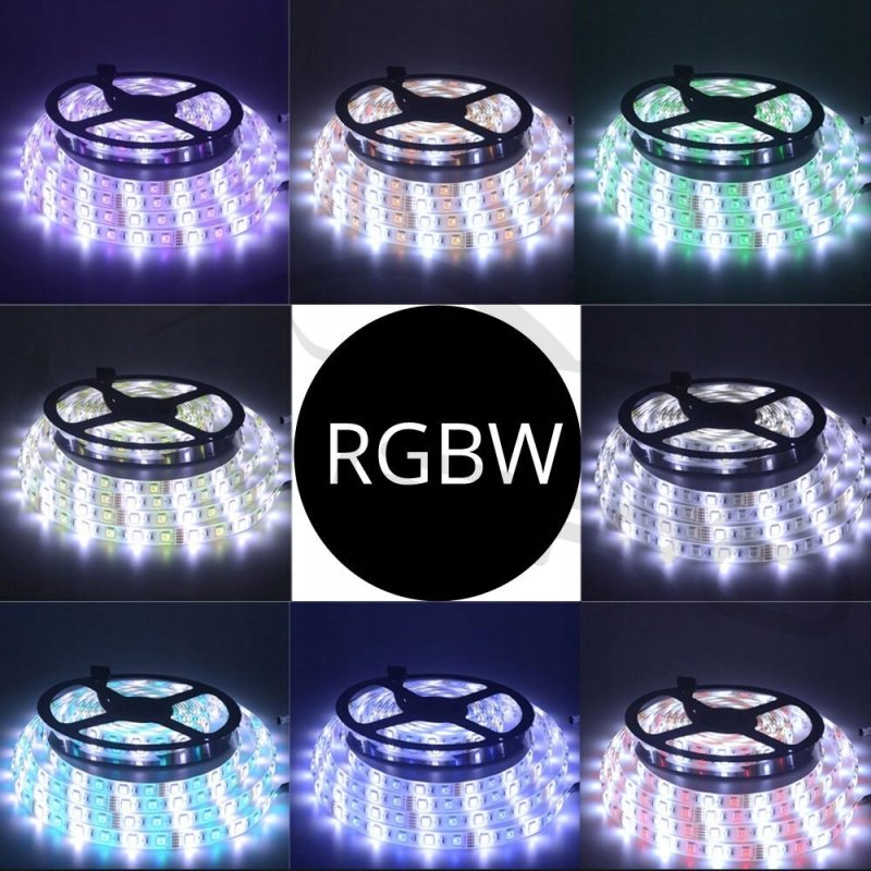 Taśma LED 5050 300 LED IP65 5m - RGBW + NW Neutral