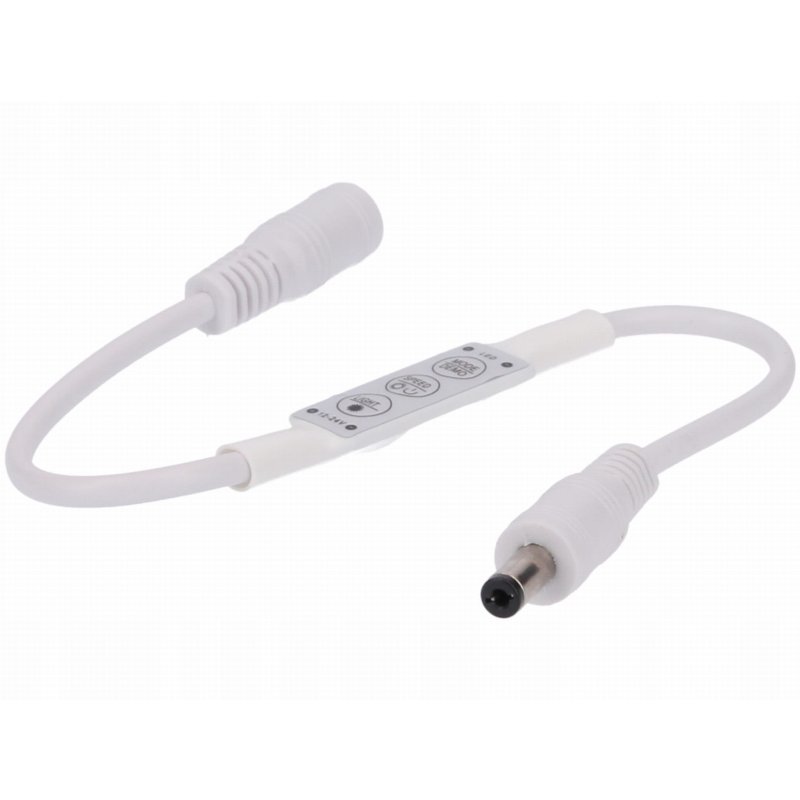 ŚCIEMNIACZ MINI KLAWISZOWY 12V 72W do taśm LED