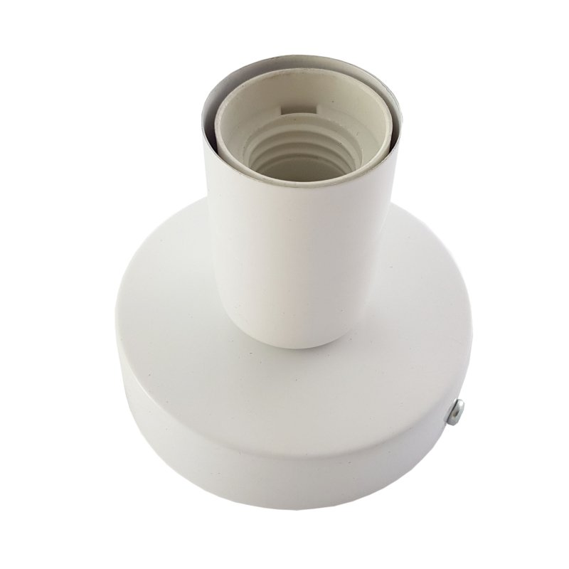 LAMPA sufitowa plafon biały Loft na E27 Edison