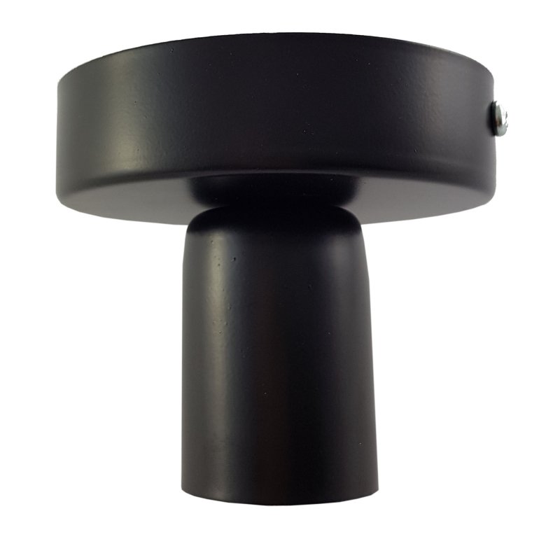 LAMPA sufitowa plafon czarny Loft na E27 Edison