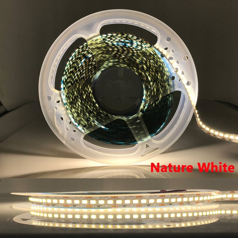 MEGA mocna 1200diod Taśma 240 diod/m LED 12V smd2835 IP20 barwa neutral 5mb