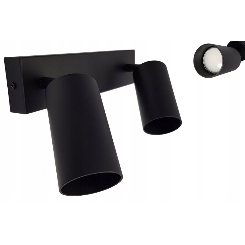 LAMPA sufit kinkiet ścienny regulowany spot 2 GU10