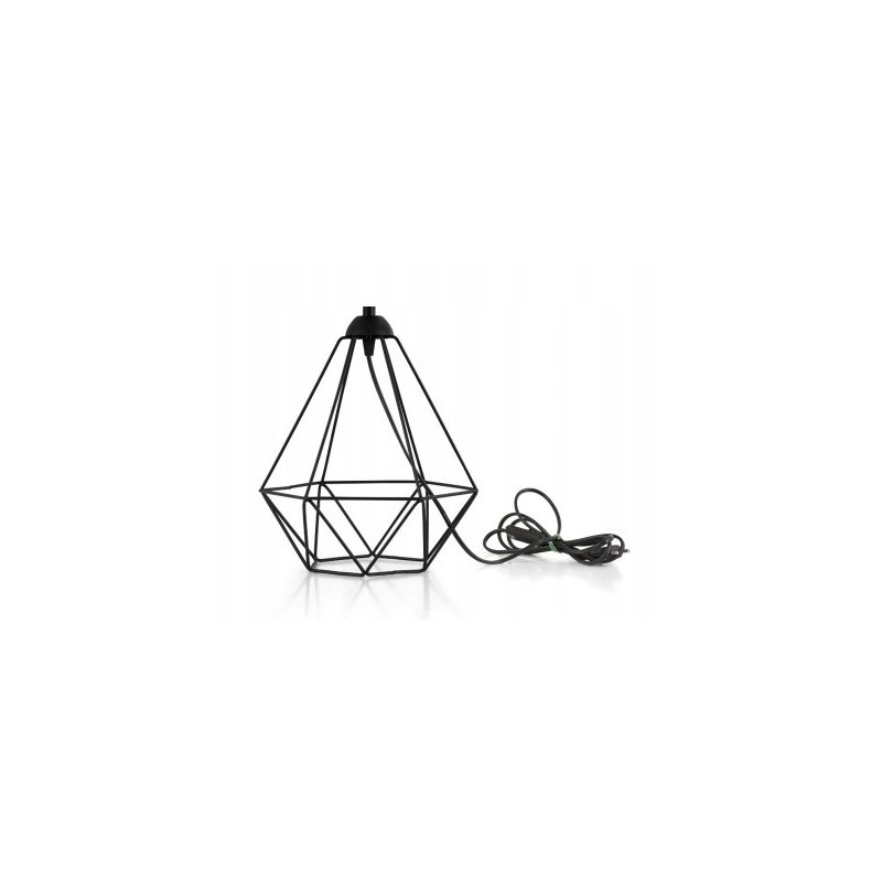 Lampka nocna Lampa stołowa loft na led E27 Abażur