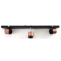 Lampa plafon ruch sufit żyrandol loft metal miedź