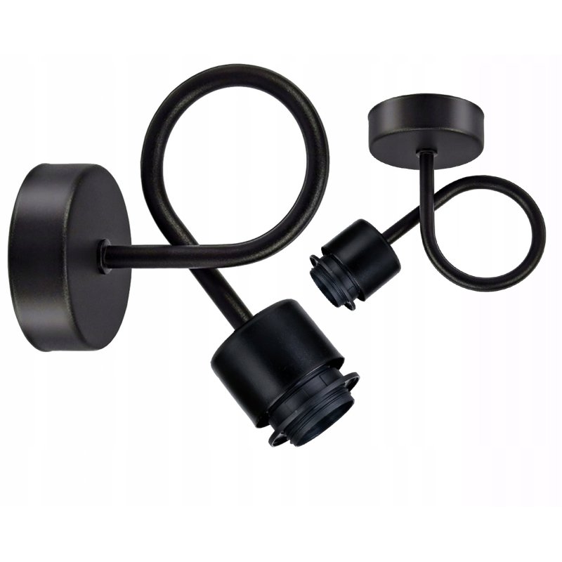 PODSTAWA BAZA LAMPA SUFITOWA PLAFON KINKIET ŚCIENNY STAŁY LOFT NA KLOSZ E27