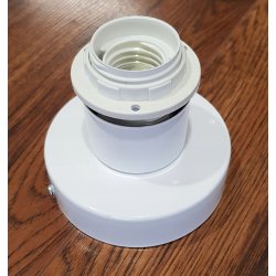 PODSTAWA BAZA LAMPA SUFITOWA STAŁA PLAFON LOFT METAL NA 1X E27 POD KLOSZ