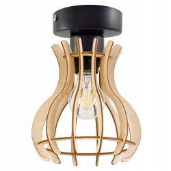 PODSTAWA BAZA LAMPA SUFITOWA STAŁA PLAFON LOFT METAL NA 1X E27 POD KLOSZ