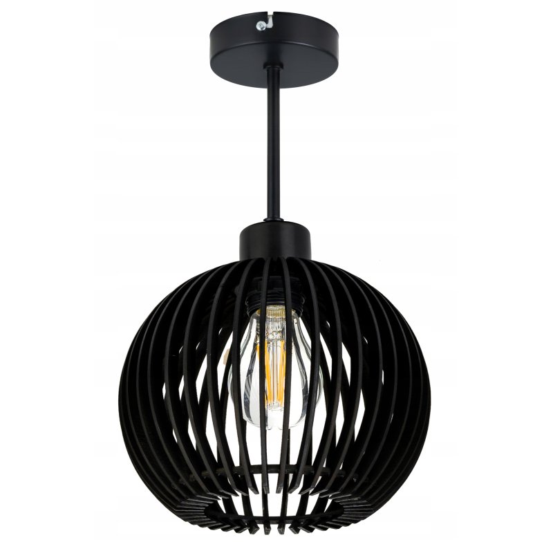 PODSTAWA BAZA LAMPA SUFITOWA WISZĄCA STAŁA LOFT METAL NA 1X E27 POD KLOSZ