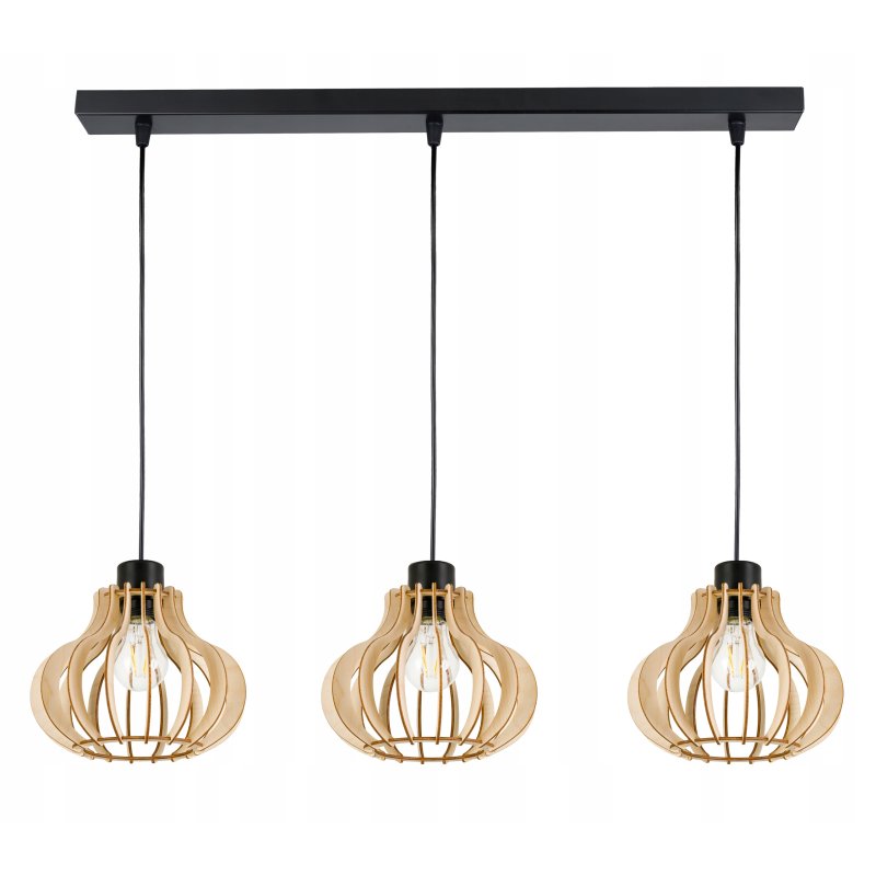 PODSTAWA BAZA LAMPA SUFITOWA WISZĄCA ZWIS LOFT METAL NA 3X E27 POD KLOSZ