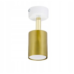 Lampa sufitowa kinkiet spot złoty oprawa halogenowa 1x GU10 pojedynczy