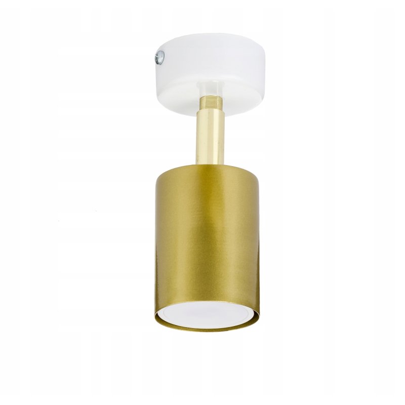 Lampa sufitowa kinkiet spot złoty oprawa halogenowa 1x GU10 pojedynczy