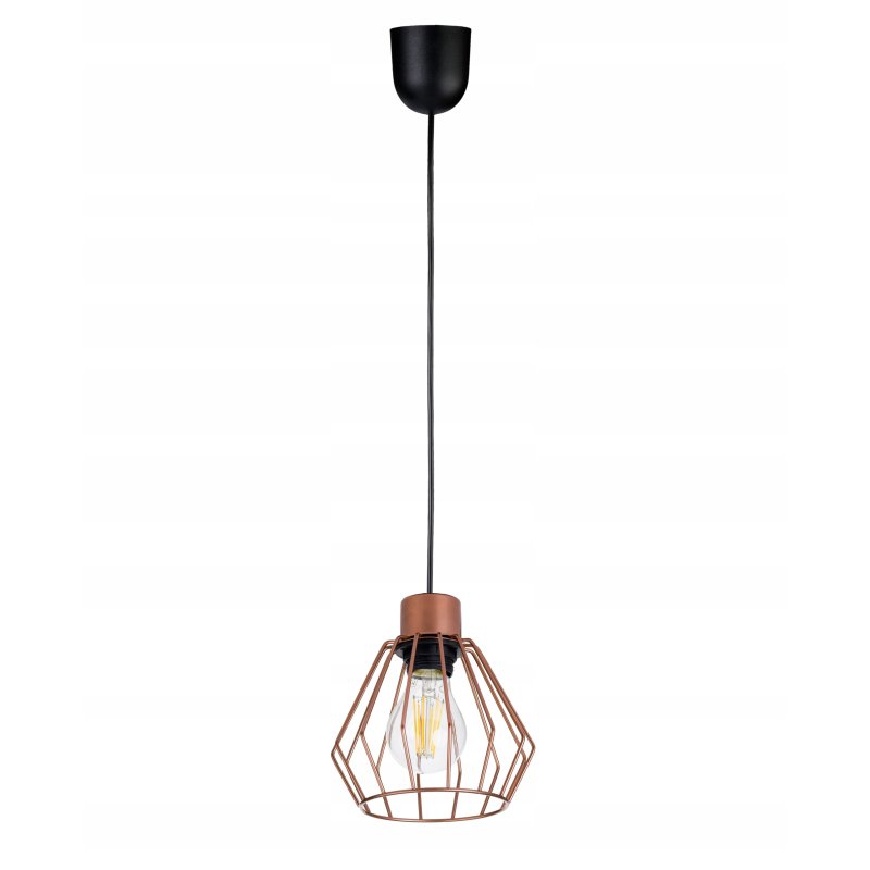 PODSTAWA BAZA LAMPA SUFITOWA WISZĄCA ZWIS LOFT PCV NA 1X E27 POD KLOSZ